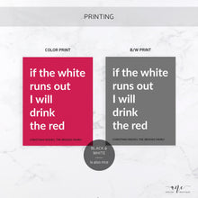 Load image into Gallery viewer, Printable Christmas Wine Label Template - Editable PDF - Personalized Christmas Wine Bottle Labels / Edit All Text - Card Alternative