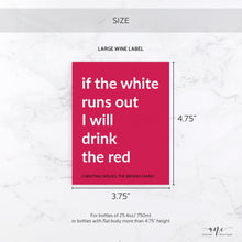 Load image into Gallery viewer, Printable Christmas Wine Label Template - Editable PDF - Personalized Christmas Wine Bottle Labels / Edit All Text - Card Alternative