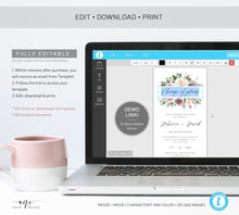 Load image into Gallery viewer, Mauve Rose Digital Change of Plans Wedding Text Template, Change the Date Card, Rescheduled Postponement Announcement Evite, Download 007