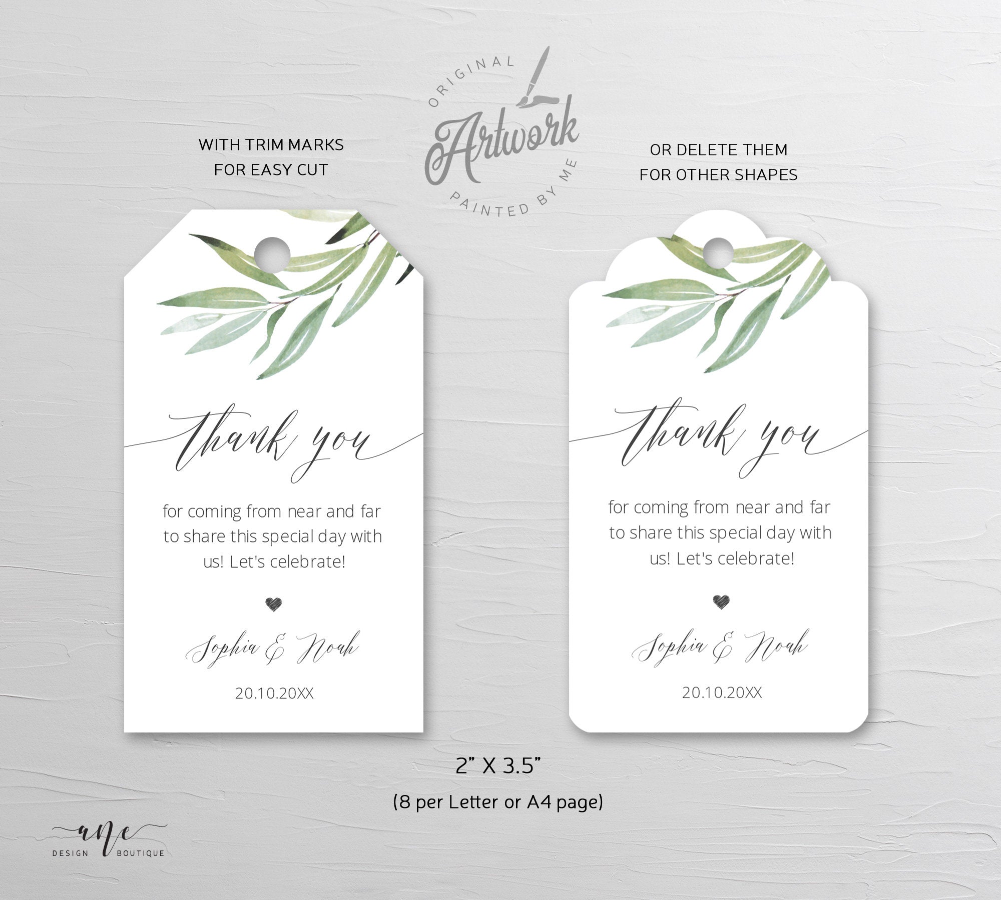 greenery-sage-favor-tag-ane-design-boutique for Bridal Shower Thank You Tags Free Printable Greenery Sage Favor Tag – Ane Design Boutique for Bridal Shower Thank You Tags Free Printable